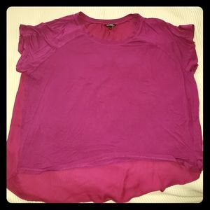 4/$25 Fuchsia fooler high low top